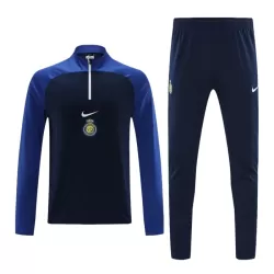 Al-Nassr FC Trainingssweaterset Heren 2023/24 Kwartrits Blauw-Zwarte Al-Nassr FC Trainingssweaterset Heren 2023/24 Kwartrits Blauw-Zwarte