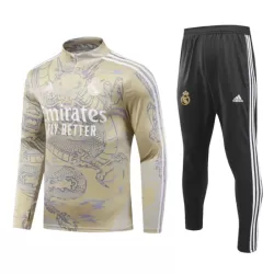 Real Madrid Trainingssweaterset Heren 2023/24 Kwartrits Gele Real Madrid Trainingssweaterset Heren 2023/24 Kwartrits Gele