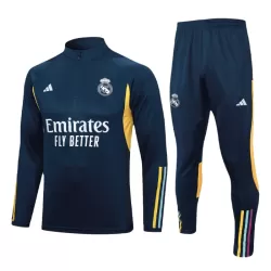 Real Madrid Trainingssweaterset Heren 2023/24 Kwartrits Grijze Real Madrid Trainingssweaterset Heren 2023/24 Kwartrits Grijze