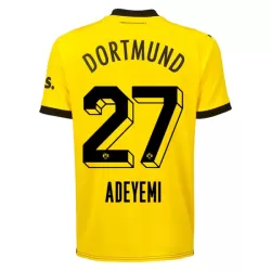 Borussia Dortmund Adeyemi 27 Shirt Heren Thuis 2023/24 Borussia Dortmund Adeyemi 27 Shirt Heren Thuis 2023/24