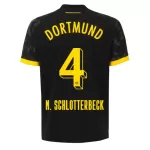 Borussia Dortmund N. Schlotterbeck 4 Shirt Heren Uit 2023/24