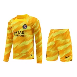 Paris Saint-Germain Keeper Tenue Kind Uit 2023/24 Lange Mouw Paris Saint-Germain Keeper Tenue Kind Uit 2023/24 Lange Mouw