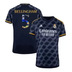 Real Madrid Bellingham 5 Shirt Heren Uit 2023/24 Real Madrid Bellingham 5 Shirt Heren Uit 2023/24