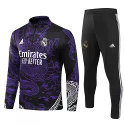 Real Madrid Dragon Trainingssweaterset Kind 2023/24 Kwartrits Purper Real Madrid Dragon Trainingssweaterset Kind 2023/24 Kwartrits Purper