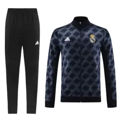 Real Madrid Trainingsjacks met Capuchon Heren 2023/24 Grijze Real Madrid Trainingsjacks met Capuchon Heren 2023/24 Grijze