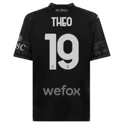 AC Milan Theo Hernandez 19 Shirt Heren Vierde 2023/24 Zwarte AC Milan Theo Hernandez 19 Shirt Heren Vierde 2023/24 Zwarte