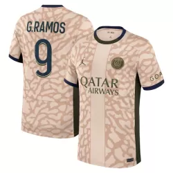 Paris Saint-Germain Goncalo Ramos 9 Shirt Heren Vierde Jordan 2023/24 Paris Saint-Germain Goncalo Ramos 9 Shirt Heren Vierde Jordan 2023/24