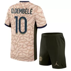 Paris Saint-Germain O. Dembele 10 Tenue Kind Vierde Jordan 2023/24 Paris Saint-Germain O. Dembele 10 Tenue Kind Vierde Jordan 2023/24