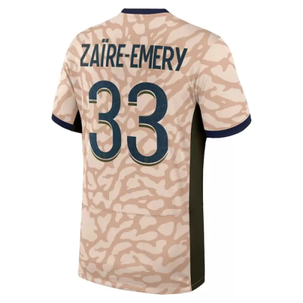 Paris Saint-Germain Zaire-Emery 33 Shirt Heren Vierde Jordan 2023/24