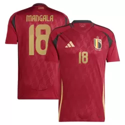 België Mangala 18 Shirt Heren Thuis EK 2024 België Mangala 18 Shirt Heren Thuis EK 2024