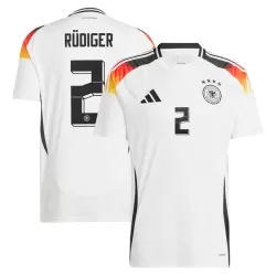 Duitsland Antonio Rudiger 2 Shirt Heren Thuis EK 2024 Duitsland Antonio Rudiger 2 Shirt Heren Thuis EK 2024