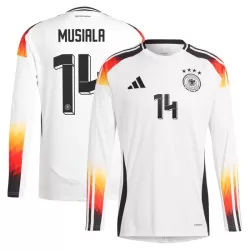 Duitsland Musiala 14 Shirt Heren Thuis EK 2024 Lange Mouw Duitsland Musiala 14 Shirt Heren Thuis EK 2024 Lange Mouw
