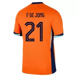 Nederland Frenkie de Jong 21 Shirt Heren Thuis EK 2024 Nederland Frenkie de Jong 21 Shirt Heren Thuis EK 2024