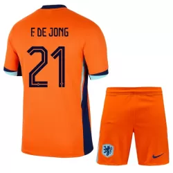 Nederland Frenkie de Jong 21 Tenue Kind Thuis EK 2024 Nederland Frenkie de Jong 21 Tenue Kind Thuis EK 2024