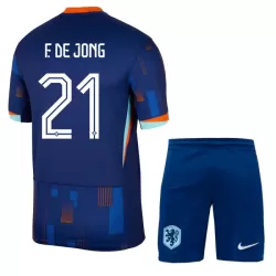 Nederland Frenkie de Jong 21 Tenue Kind Uit EK 2024 Nederland Frenkie de Jong 21 Tenue Kind Uit EK 2024