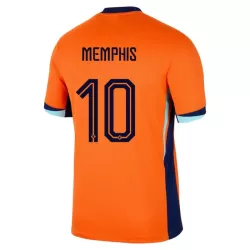 Nederland Memphis 10 Shirt Heren Thuis EK 2024 Nederland Memphis 10 Shirt Heren Thuis EK 2024