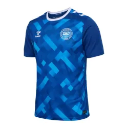 Denemarken Keeper Shirt Heren EK 2024 Blauwe Denemarken Keeper Shirt Heren EK 2024 Blauwe