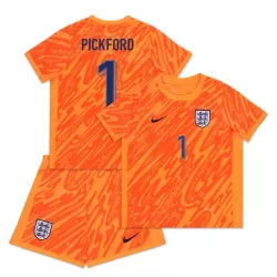 Engeland Pickford 1 Keeper Tenue Kind EK 2024 Oranje Engeland Pickford 1 Keeper Tenue Kind EK 2024 Oranje