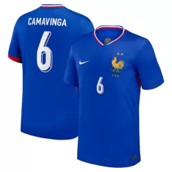 Frankrijk Camavinga 6 Shirt Heren Thuis EK 2024 Frankrijk Camavinga 6 Shirt Heren Thuis EK 2024