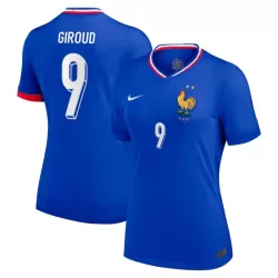 Frankrijk Giroud 9 Shirt Dames Thuis EK 2024 Frankrijk Giroud 9 Shirt Dames Thuis EK 2024
