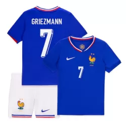 Frankrijk Griezmann 7 Tenue Kind Thuis EK 2024 Frankrijk Griezmann 7 Tenue Kind Thuis EK 2024