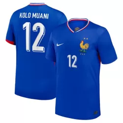 Frankrijk Kolo Muani 12 Shirt Heren Thuis EK 2024 Frankrijk Kolo Muani 12 Shirt Heren Thuis EK 2024