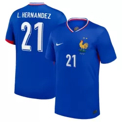 Frankrijk L. Hernandez 21 Shirt Heren Thuis EK 2024 Frankrijk L. Hernandez 21 Shirt Heren Thuis EK 2024