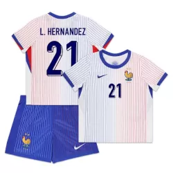 Frankrijk L. Hernandez 21 Tenue Kind Uit EK 2024 Frankrijk L. Hernandez 21 Tenue Kind Uit EK 2024