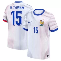 Frankrijk M. Thuram 15 Shirt Heren Uit EK 2024 Frankrijk M. Thuram 15 Shirt Heren Uit EK 2024