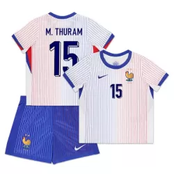 Frankrijk M. Thuram 15 Tenue Kind Uit EK 2024 Frankrijk M. Thuram 15 Tenue Kind Uit EK 2024