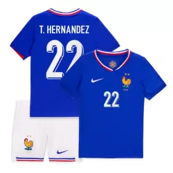 Frankrijk T. Hernandez 22 Tenue Kind Thuis EK 2024 Frankrijk T. Hernandez 22 Tenue Kind Thuis EK 2024