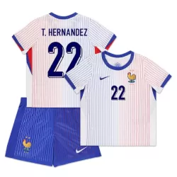 Frankrijk T. Hernandez 22 Tenue Kind Uit EK 2024 Frankrijk T. Hernandez 22 Tenue Kind Uit EK 2024