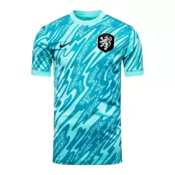 Nederland Keeper Shirt Heren EK 2024 Blauwe Nederland Keeper Shirt Heren EK 2024 Blauwe