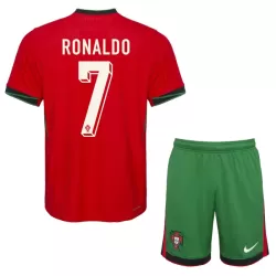 Portugal Ronaldo 7 Tenue Kind Thuis EK 2024 Portugal Ronaldo 7 Tenue Kind Thuis EK 2024