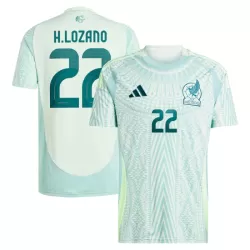 Mexico Hirving Lozano 22 Shirt Heren Uit 2024 Mexico Hirving Lozano 22 Shirt Heren Uit 2024