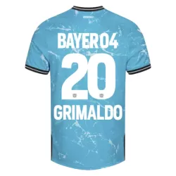 Bayer Leverkusen Alejandro Grimaldo 20 Shirt Heren Derde 2023/24 Bayer Leverkusen Alejandro Grimaldo 20 Shirt Heren Derde 2023/24