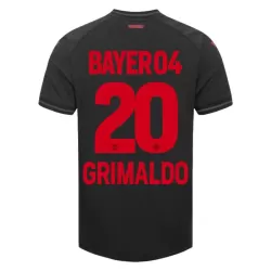 Bayer Leverkusen Alejandro Grimaldo 20 Shirt Heren Thuis 2023/24 Bayer Leverkusen Alejandro Grimaldo 20 Shirt Heren Thuis 2023/24