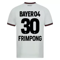 Bayer Leverkusen Jeremie Frimpong 30 Shirt Heren Uit 2023/24 Bayer Leverkusen Jeremie Frimpong 30 Shirt Heren Uit 2023/24
