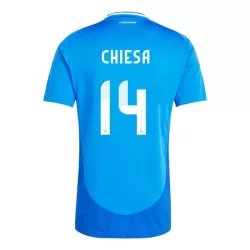 Italië Federico Chiesa 14 Shirt Heren Thuis EK 2024 Italië Federico Chiesa 14 Shirt Heren Thuis EK 2024
