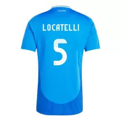 Italië Manuel Locatelli 5 Shirt Heren Thuis EK 2024 Italië Manuel Locatelli 5 Shirt Heren Thuis EK 2024