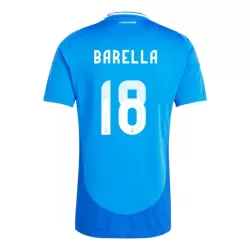 Italië Nicolo Barella 18 Shirt Heren Thuis EK 2024 Italië Nicolo Barella 18 Shirt Heren Thuis EK 2024