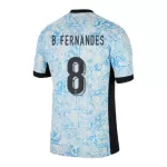 Portugal Bruno Fernandes 8 Shirt Heren Uit EK 2024