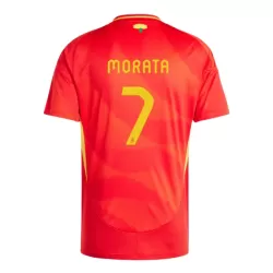 Spanje Alvaro Morata 7 Shirt Heren Thuis EK 2024 Spanje Alvaro Morata 7 Shirt Heren Thuis EK 2024