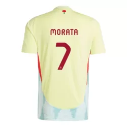 Spanje Alvaro Morata 7 Shirt Heren Uit EK 2024 Spanje Alvaro Morata 7 Shirt Heren Uit EK 2024