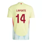 Spanje Aymeric Laporte 14 Shirt Heren Uit EK 2024