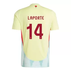 Spanje Aymeric Laporte 14 Shirt Heren Uit EK 2024 Spanje Aymeric Laporte 14 Shirt Heren Uit EK 2024