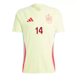 Spanje Aymeric Laporte 14 Shirt Heren Uit EK 2024
