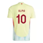 Spanje Dani Olmo 10 Shirt Heren Uit EK 2024