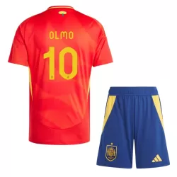 Spanje Dani Olmo 10 Tenue Kind Thuis EK 2024 Spanje Dani Olmo 10 Tenue Kind Thuis EK 2024