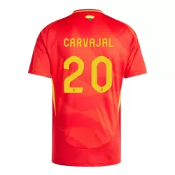 Spanje Daniel Carvajal 20 Shirt Heren Thuis EK 2024 Spanje Daniel Carvajal 20 Shirt Heren Thuis EK 2024